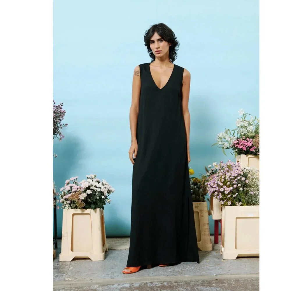FRNCH Nahya Dress Black